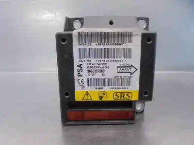 Peça sobressalente para automóvel em segunda mão CENTRALINA DE AIRBAG por CITROEN C2 (JM_)  Referências OEM IAM 9663357680  401907