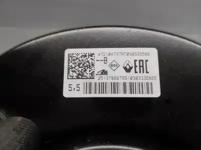 Second-hand car spare part brake servo for dacia duster (hm_) 1.3 tce 130 4x4 (hmmf) oem iam references 472104797r  25137862793