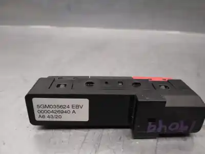 Second-hand car spare part switch for skoda kamiq (nw4) 1.5 tsi oem iam references 5gm035624  