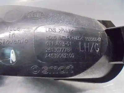 Second-hand car spare part front left headlight for smart forfour (451) 1.0 cat oem iam references 261307778r  a4539062100