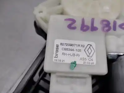 Автозапчастина б/у регулятор скла заднього правого для renault captur ii (hf_) tce 90 (hfm6) посилання на oem iam 827209371r  