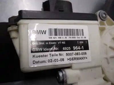 Second-hand car spare part passenger side right window regulator for bmw x3 (e83) 3.0d oem iam references 69259641  