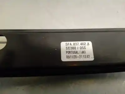 Second-hand car spare part passenger side right window regulator for seat leon (kl1) 1.5 16v tsi act 131 cv / 96 kw oem iam references 5fa837462a  