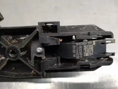 Автозапчастина б/у завнішня ручка задня права для seat leon (kl1) 1.5 16v tsi act 131 cv / 96 kw посилання на oem iam 5h0837206  