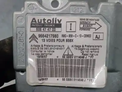 Second-hand car spare part airbag control unit for citroen c4 picasso i monospace (ud_) 1.6 hdi oem iam references 9664217980  606474700