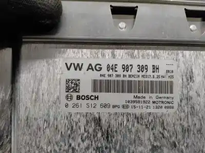 Автозапчасти б/у блок управления двигателем за seat leon (5f1) 1.4 16v tsi ссылки oem iam 04e907309bh  0261s12609