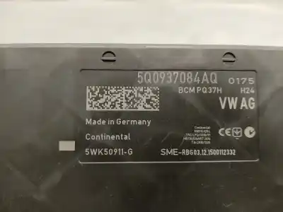Автозапчастина б/у електронний модуль для seat leon (5f1) 1.4 16v tsi посилання на oem iam 5q0937084aq  5wk50911g