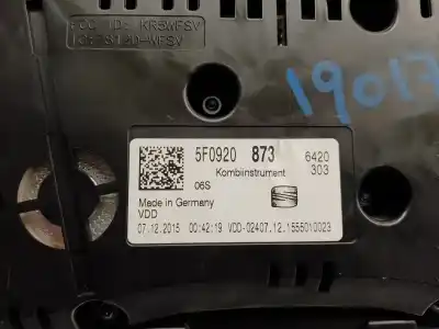 Second-hand car spare part dashboard for seat leon (5f1) 1.4 16v tsi oem iam references 5f0920873  vdd0240712
