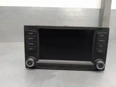 Second-hand car spare part multifunction display for seat leon (5f1) 1.4 16v tsi oem iam references 5f0919604a  apu00230111