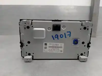 Second-hand car spare part multifunction display for seat leon (5f1) 1.4 16v tsi oem iam references 5f0919604a  apu00230111
