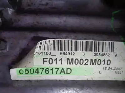 Second-hand car spare part complete engine for chrysler pt cruiser (pt) 2.2 crd classic oem iam references 664912 5047617ad 0054862