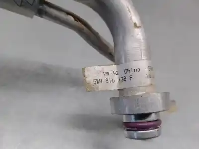 Автозапчастина б/у труби кондиціонації для seat leon (kl1) 1.5 16v tsi act 131 cv / 96 kw посилання на oem iam 5wb816738f  