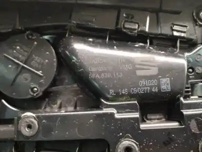 Автозапчастина б/у обкітка задніх лівіх дверей для seat leon (kl1) 1.5 16v tsi act 131 cv / 96 kw посилання на oem iam 5fe867211utw  