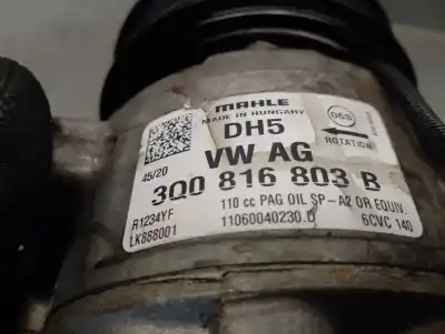 Pezzo di ricambio per auto di seconda mano compressore aria condizionata per seat leon (kl1) 1.5 16v tsi act 131 cv / 96 kw riferimenti oem iam 3q0816803b  11060040230d