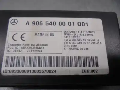 Автозапчасти б/у электронный модуль за volkswagen crafter 2.0 tdi ссылки oem iam a9065400001  a9065450016