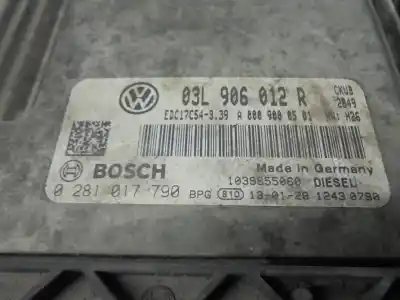 Автозапчасти б/у блок управления двигателем за volkswagen crafter 2.0 tdi ссылки oem iam 03l906012r  0281017790