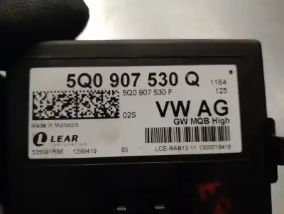 Автозапчастина б/у електронний модуль для audi a3 (8v) 2.0 16v tdi посилання на oem iam 5q0907530q  535091r86