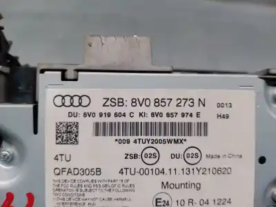 Автозапчасти б/у многофункциональный дисплей за audi a3 (8v) 2.0 16v tdi ссылки oem iam 8v0857273n  