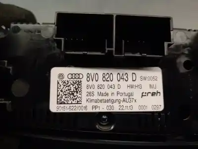 Second-hand car spare part climate control for audi a3 (8v) 2.0 16v tdi oem iam references 8v0820043d  
