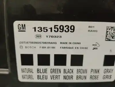 Second-hand car spare part electronic module for opel corsa e business oem iam references 13515939  f00hj01694