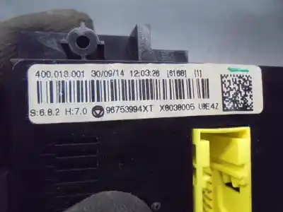 Pièce détachée automobile d'occasion commande de climatisation / chauffage pour citroen c3 ii (sc_) 1.4 hdi 70 (sc8hzc sc8hr0 sc8hp4) références oem iam 96753994xt  