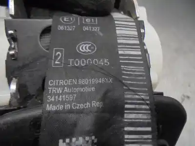 Автозапчасти б/у задний правый ремень безопасности за citroen c3 collection ссылки oem iam 98019948xx  