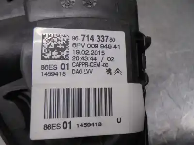 Автозапчастина б/у педальний потенціометр для citroen c3 collection посилання на oem iam 9671433780  6pv000994941