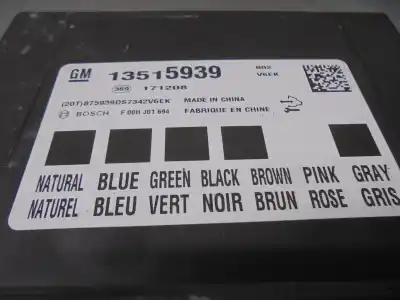 Second-hand car spare part electronic module for opel corsa e selective oem iam references 13515939  f00hj01694