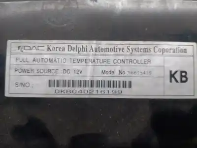 Peça sobressalente para automóvel em segunda mão comando de sofagem (chauffage / ar condicionado) por daewoo lacetti 1.6 cat referências oem iam 96615415  
