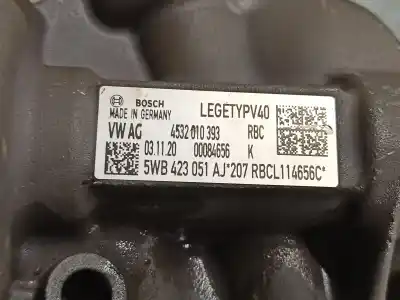 Автозапчастина б/у рульмова рейка для seat leon (kl1) 1.5 16v tsi act 131 cv / 96 kw посилання на oem iam 5wb423051  