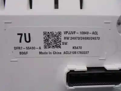 Peça sobressalente para automóvel em segunda mão quadrante por mazda 3 berlina (bp) evolution referências oem iam dfr755430a  vpjjvf10848acl