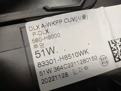 Автозапчастина б/у обкітка задніх лівіх дверей для kia stonic (yb) 1.0 t-gdi посилання на oem iam 83301h8510wk  