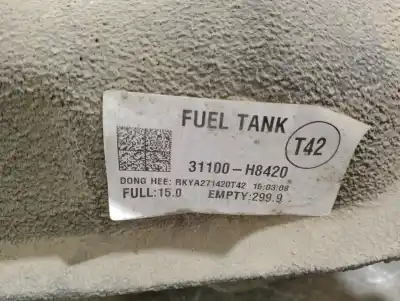 Автозапчасти б/у топливный бак за kia stonic (yb) 1.0 t-gdi ссылки oem iam 31100h8420 cesta 24 31150h7000