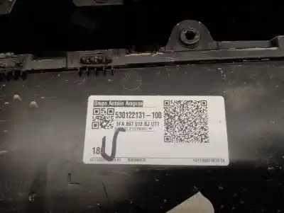 Автозапчастина б/у обработка передніх правіх дверей для seat leon (kl1) 1.5 16v tsi act 131 cv / 96 kw посилання на oem iam 5fa867012bjutt  