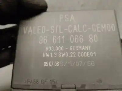 Second-hand car spare part electronic module for citroen c6 (td_) 2.7 hdi oem iam references 9661106680  050706s