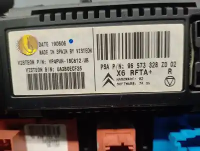 Автозапчастина б/у клімат-контроль для citroen c6 (td_) 2.7 hdi посилання на oem iam 96573328zd  