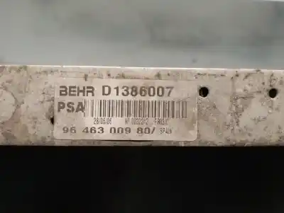 Автозапчастина б/у інтеркулер для citroen c6 (td_) 2.7 hdi посилання на oem iam 9646300980  d1386007