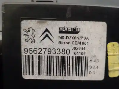 Автозапчасти б/у распределительные сиденья за citroen c6 (td_) 2.7 hdi ссылки oem iam 9662793380  