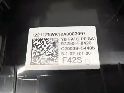 Автозапчасти б/у климат-контроль за kia stonic (yb) 1.0 t-gdi ссылки oem iam 97250h8420  