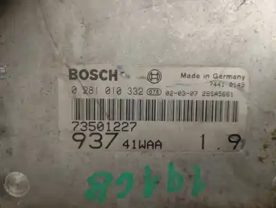 İkinci el araba yedek parçası ecu motor kontrol cihazi için alfa romeo 147 (190) 1.9 jtd distinctive oem iam referansları 73501227  0281010332