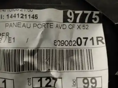 Автозапчастина б/у обработка передніх правіх дверей для dacia logan ii 1.2 посилання на oem iam 809002071r  