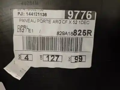 Second-hand car spare part left rear door trim for dacia logan ii 1.2 oem iam references 829a18825r  