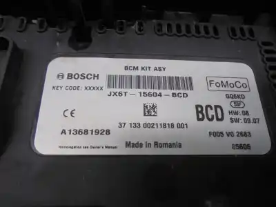 Автозапчасти б/у блок реле/предохранителей за ford focus iv (hn) 1.5 ecoblue ссылки oem iam jx6t15604bcd  a13681928