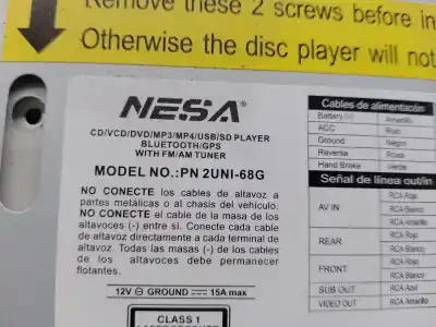 Second-hand car spare part multifunction display for chrysler 300 c 3.0 crd cat oem iam references pn2uni68g  