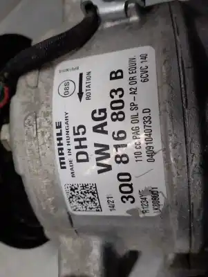 Second-hand car spare part air conditioning compressor for seat ateca (5fp)  oem iam references 3q0816803b  04091040733d