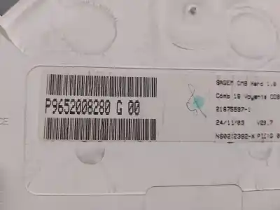 Peça sobressalente para automóvel em segunda mão quadrante por citroen c2 (jm_) 1.4 hdi referências oem iam p9652008280  