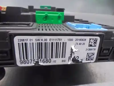 Автозапчасти б/у блок реле/предохранителей за citroen c-elysée exclusive ссылки oem iam 9807531680  20140326