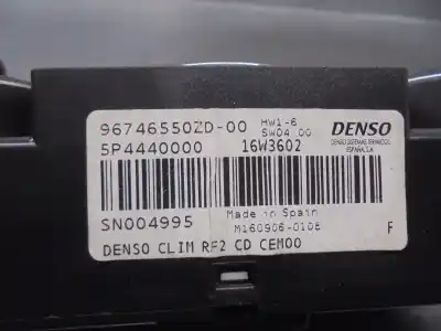 Автозапчасти б/у климат-контроль за citroen c-elysée exclusive ссылки oem iam 96746550zd  5p4440000