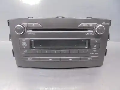 Peça sobressalente para automóvel em segunda mão sistema de áudio / rádio cd por toyota auris 1.3 16v cat referências oem iam 8612002521