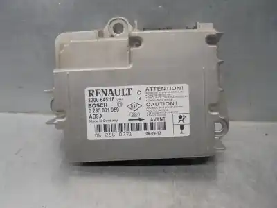 Автозапчастина б/у блок управління подушками безпеки для renault clio iii 1.5 dci diesel cat посилання на oem iam 8200645161